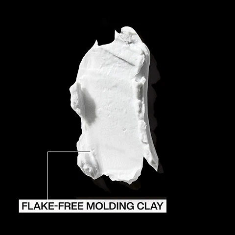 image 1, flake free molding clay. image 2, pro tip = warm and melt into plams before adding to dry hair for even distribution and lasting texture. image 3, LF verified customer review = i have been using this wax for about 6 years and swear by it. image 4, new look. image 5, style confidently. image 6, before and after matte clay.