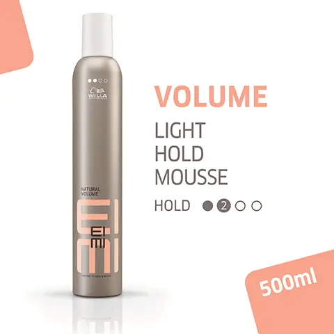 Image 1, WELLA NATURAL VOLUME VOLUME LIGHT HOLD MOUSSE HOLD 20 Ше 500ml Image 2, VOLUMISED HAIRSTYLE WITH LIGHT HOLD Image 3, WELLA NATURAL VOLUME ME LIGHT AND NATURAL SUPPORT FOR VOLUME BOOST Image 4, 0000 WELLA NATURAL VOLUME ШЕ FRUITY ORCHARD SCENT Image 5, Cap WILLA NATURAL VOLUME 20 E CLAM WELLA PARTNER RECOMMENDATION SOLD SEPARATELY Image 6, WOLLA 00 WELLA 48 WELLA 000 WELLA WELLA ROOT SHOOT 000 C DRY WILLA WELLA SOYME WELLA 品 DISCOVER OTHER PRODUCTS