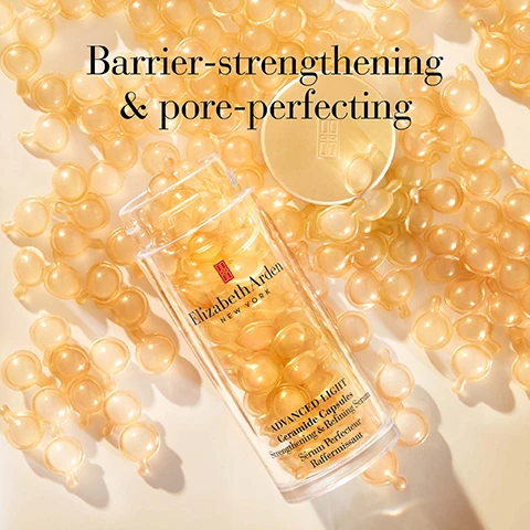 Image 1, barrier-strengthening and pore perfecting. image 2, single dose capsules prevent light and air from degrading formula potency. image 3, ideally suited for combination and oily skin types. 98% agree serum is fast absorbing. 98% agree serum works well under makeup. lightweight and non comedogenic. based on a consumer study of 62 asian women after single use. image 4, 28% stronger skin barrier after 1 capsule. based on a clinical study of 32 asian women after single dose. image 5, 4% phytoceramide lipid complex. 3% cylcopeptide solution. 10% hemisqualane. image 6, good for the earth. our biodegradable ceramide capsules are encapsulated using 100% vegetable and mineral based materials. image 7, twist, squeeze, warm and sweep morning and night. how to use = apply on face and neck.