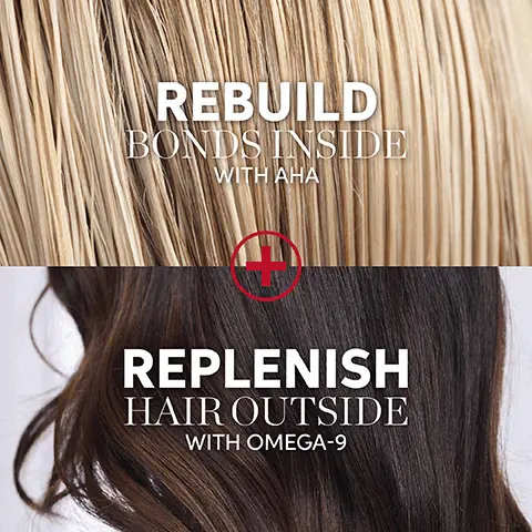 Image 1,  REBUILD BONDS INSIDE WITH AHA REPLENISH HAIR OUTSIDE WITH OMEGA-9 Image 2,  () (4) PROFESSIONALS WELLATM REPAIR STRENGTH SMOOTHNESS SHINE Image 3,  今 D 今 REPAIR WELLA PROFESSIONALS (1) STRENGTH ULTIMATE REPAIR MOTIONER REVI STEP ypes de 0mL (6.7 F SMOOTHNESS SHINE Image 4,  REPAIRS DAMAGE IN 90 SECONDS INSIDE & OUT WELLATM ULTIMATE REPAIR M-L02 FLOO