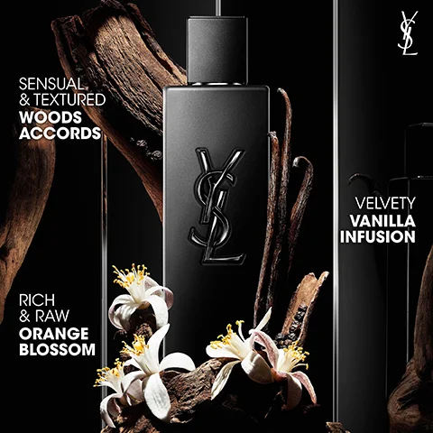 sensual and textured woods accord. velvety vanilla infusion. rich and raw orange blososm.