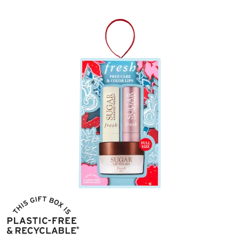 this gift box is plastic free and recyclable