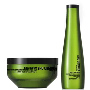 Shu Uemura Art of Hair Silk Bloom Shampoo (300ml) und Behandlung (200ml) - undefined undefined