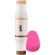 PUR Cameo Stick Dual Ended Contour Stick mit Contour Blending Sponge 8,6 g - Tan