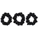 Slip Large Scrunchies - Black (3er-Packung)