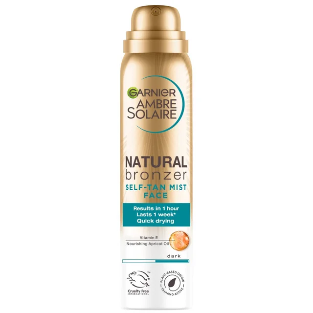 Garnier Ambre Solaire No Streaks Bronzer Face Mist Spray - Original (75ml)