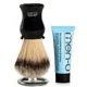 men-ü DB Premier Shave Brush mit Chromständer - Black