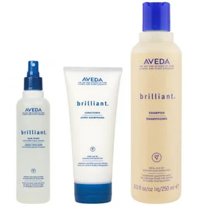 Aveda Pflege Trio für Haarglanz Brilliant Shampoo, Conditioner & Hair Spray - undefined undefined