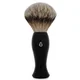 e-Shave Silberspitz-Dachshaar-Rasierpinsel mit langem Griff - Schwarz