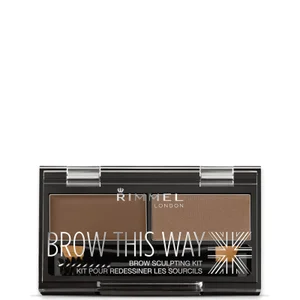 Rimmel Brow This Way Eyebrow Kit (Various Shade) - Shade Medium Brown