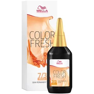 Wella Professionals Color Fresh Semi-Permanent Colour - 7/3 Medium Gold Blonde 75ml - undefined undefined