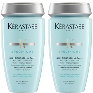 Kérastase Specifique Dermo-Calm Bain Riche Shampoo 250 ml Duo - undefined undefined