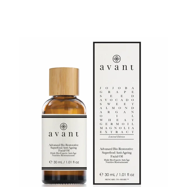 Avant Skincare Limited Edition Advanced Bio Restorative Superfood Facial Oil 30ml