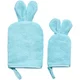 GLOV® Kids' Gentle Water-Only Skin Cleansing Mitts - Blue (Pack of 2)