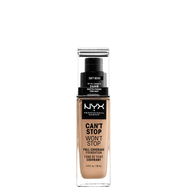 NYX Professional Makeup Can't Stop Won't Stop 24 Hour Foundation (verschiedene Farbtöne)