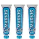 Marvis Aquatic Mint Toothpaste Bundle (3 x 85 ml)