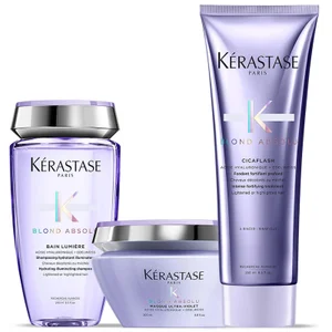 Kérastase Blond Absolu Lumiere Shampoo, Conditioner and Masque Trio - undefined undefined