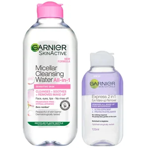 Garnier Micellar Water and Makeup Remover for Sensitive Skin Kit Exclusive - undefined undefined