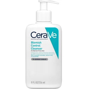 CeraVe Blemish Control Face Cleanser with 2% Salicylic Acid & Niacinamide for Blemish-Prone Skin 236ml - undefined undefined