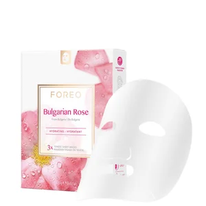FOREO Bulgarian Rose Moisture-Boosting Sheet Face Mask (3 Pack) - Option Bulgarian Rose