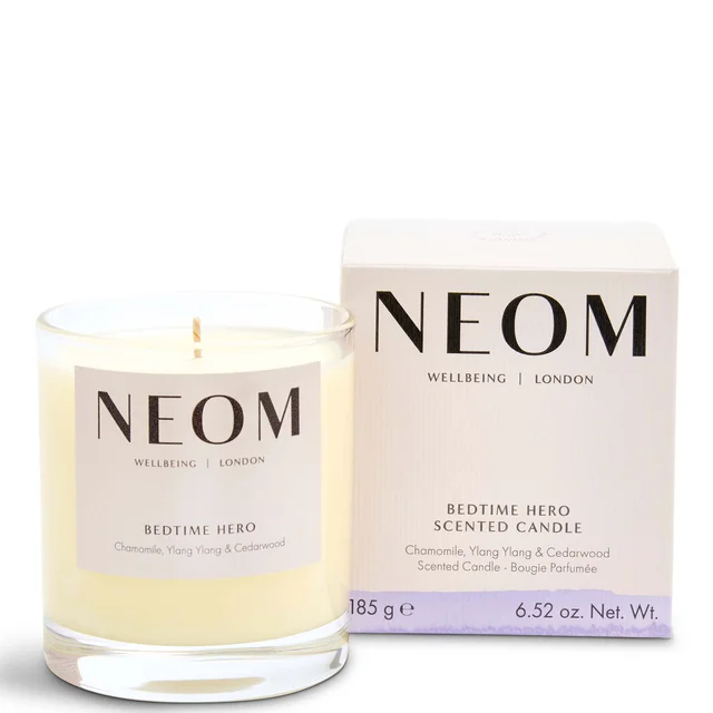 NEOM Bedtime Hero Standard Scented Candle 185g