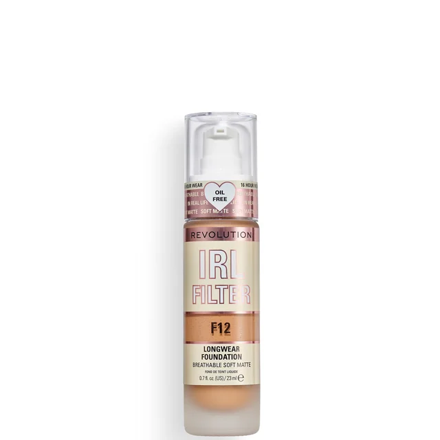 Makeup Revolution IRL Filter Longwear Foundation 23ml (Various Shades)