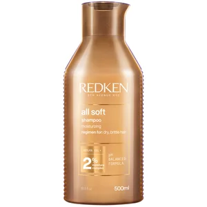 Redken All Soft Shampoo For Dry, Brittle Hair 500ml - undefined undefined