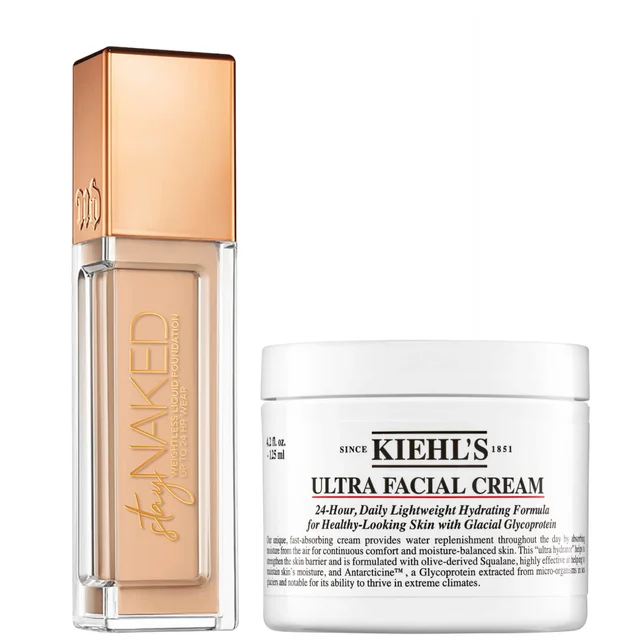 Urban Decay Stay Naked Foundation x Kiehl's Ultra Facial Cream 125ml Bundle