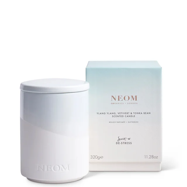 NEOM Ylang Ylang, Vetivert and Tonka Bean Scented Candle 320g
