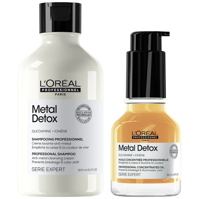 L'Oréal Professionnel Metal Detox Oil and Shampoo Bundle