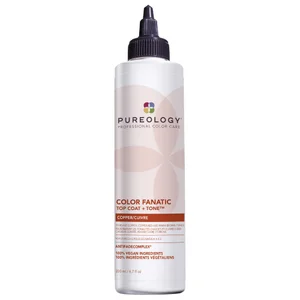 Pureology Color Fanatic Top Coat and Tone for Copper Hair Colour Protection 200ml - undefined undefined