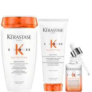 Kérastase Nutritive Root To Tip Hydrating Heroes Nourish and Smooth Bundle for Fine-Medium Dry Hair - undefined undefined