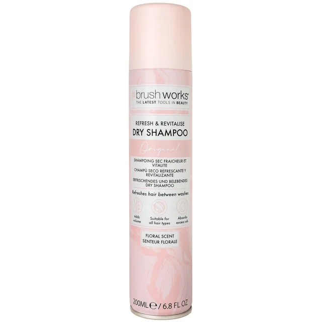 brushworks Refresh & Revitalise Floral Dry Shampoo 200ml