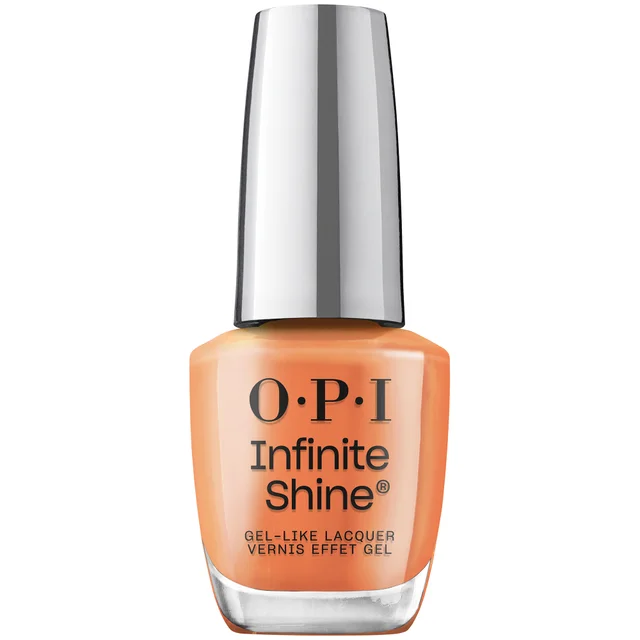 OPI Infinite Shine Long-Wear Gel-Like Orange Nail Polish - Bright on Top of it 15ml