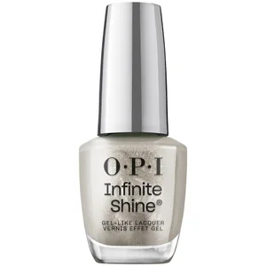OPI Infinite Shine Long-Wear Gel-Like Shimmery Grey Nail Polish - Work From Chrome 15ml - Colour Work From Chrome