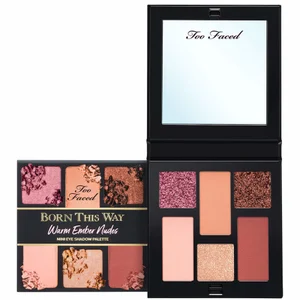 Too Faced Born This Way Warm Ember Nudes Mini Eyeshadow Palette - undefined undefined