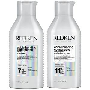 Redken Acidic Bonding Concentrate Shampoo and Conditioner 500ml Bond Repair Supersize Bundle - undefined undefined