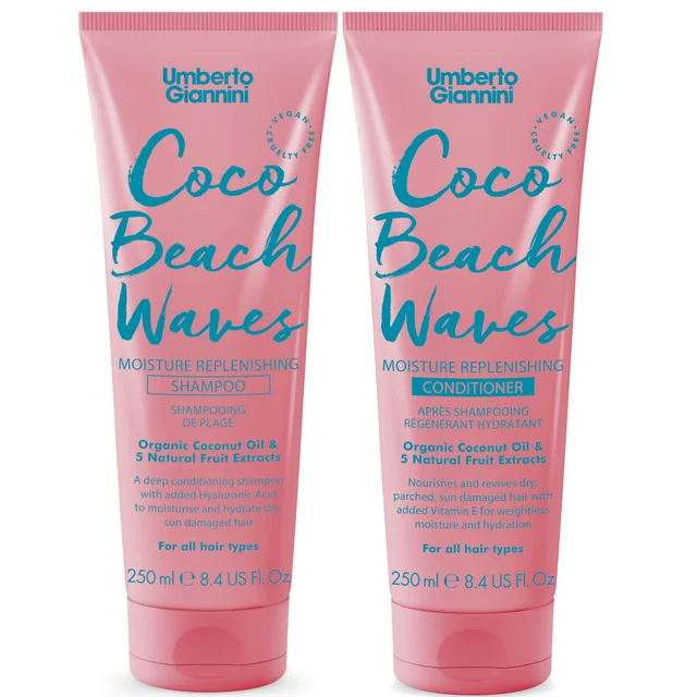 Umberto Giannini Coco Beach Waves Shampoo and Conditioner Duo
