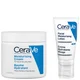 CeraVe Evening Moisturising Routine for Dry Skin, Face and Body Moisturiser with Hyaluronic Acid