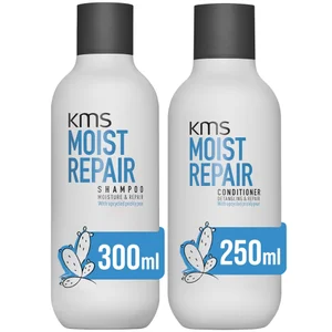 KMS Moist Repair Hair Rescue Shampoo and Conditioner Bundle for Dry and Damaged Hair - undefined undefined