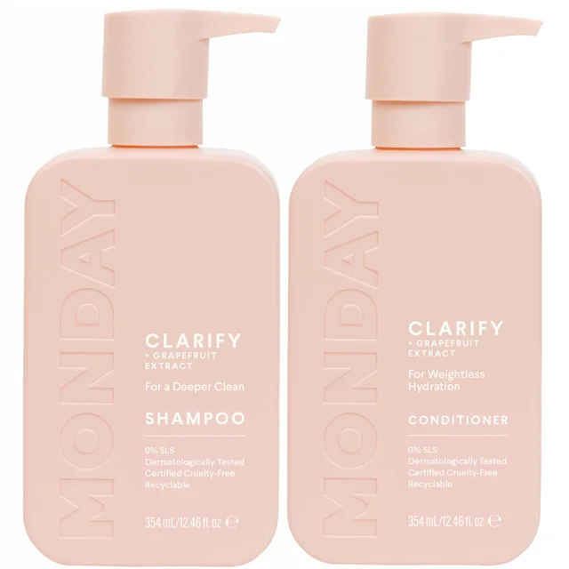 MONDAY Haircare Clarify Shampoo and Conditioner Duo 354ml