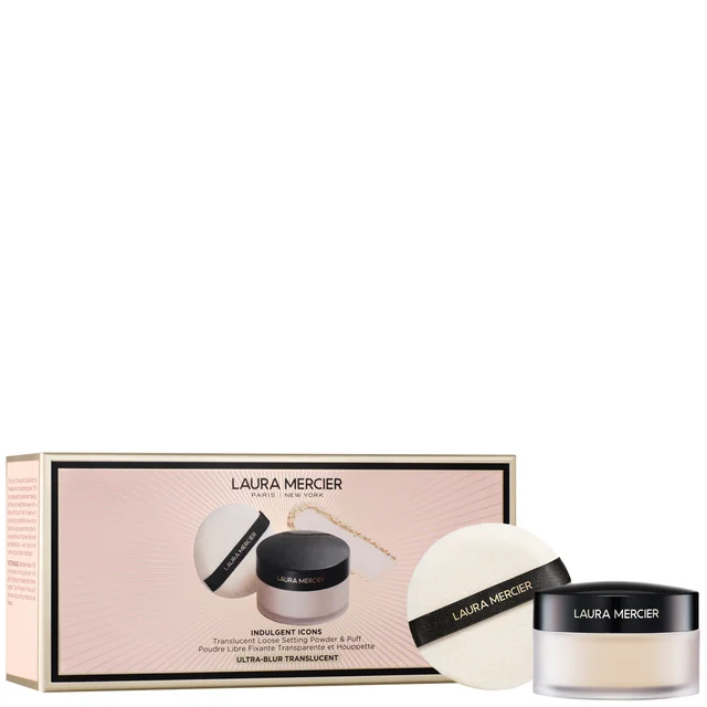Laura Mercier -Indulgent Icons Ultra-Blur Translucent Loose Setting Powder + Puff - 20g