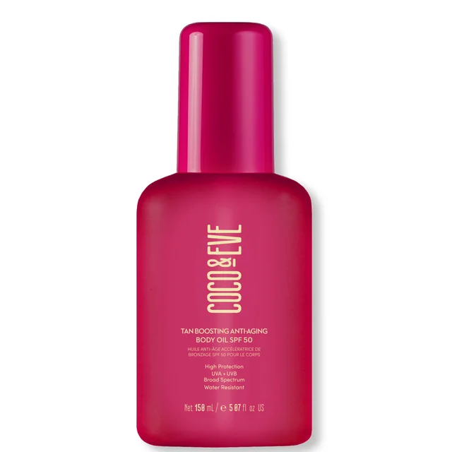 Coco & Eve Tan Boosting Anti-aging Body Oil SPF50