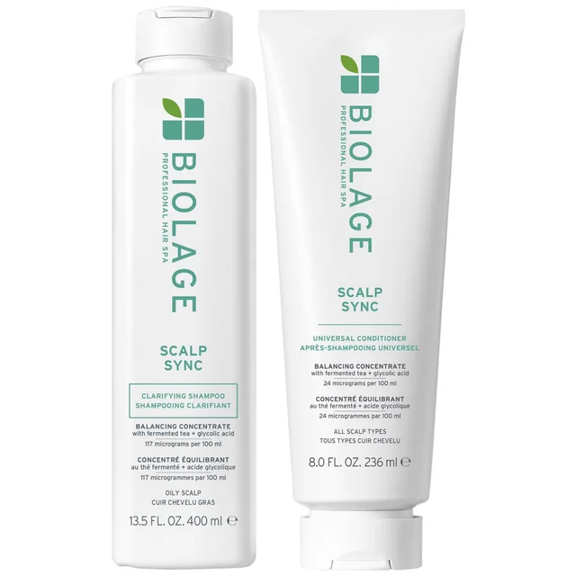 Biolage Scalp Sync Clarifying Shampoo 400ml and Conditioner 236ml Duo