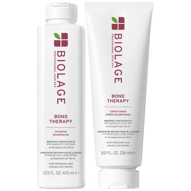 Biolage Bond Therapy Shampoo 400ml and Conditioner 236ml Duo