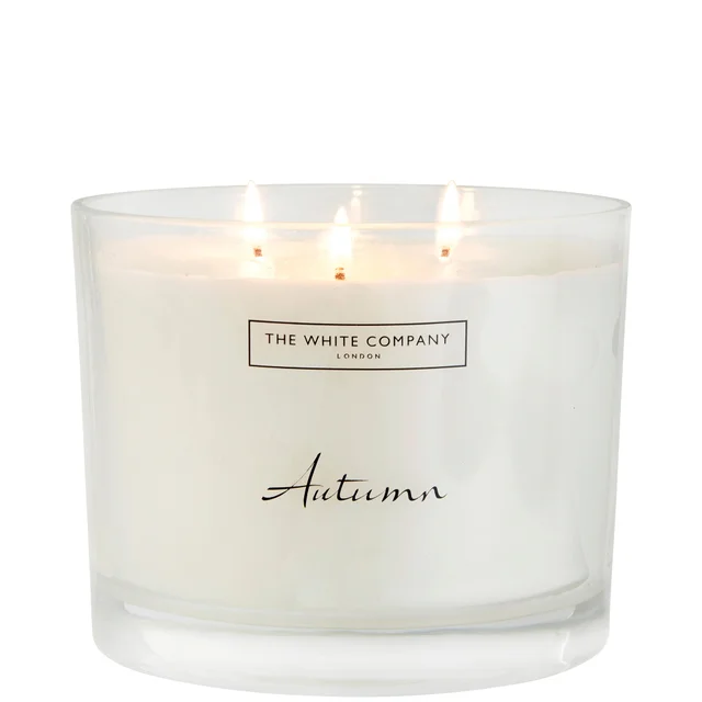 The White Company Autumn Large Candle 770g