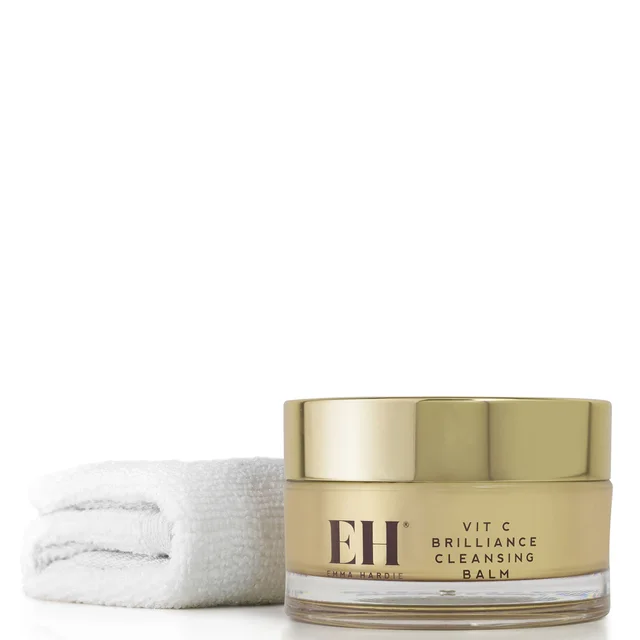Emma Hardie Vit C Brilliance Cleansing Balm with Dual Action Cleansing Cloth 100g